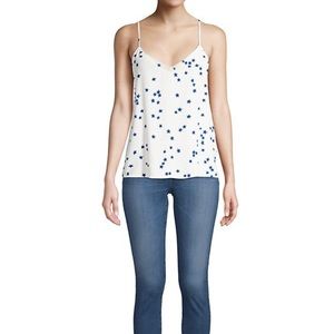 Equipment Femme Stars Print Silk Cami Size S